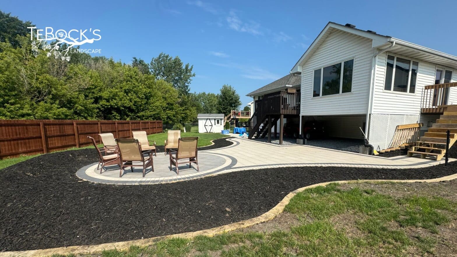 paver patio installion polymeric sand