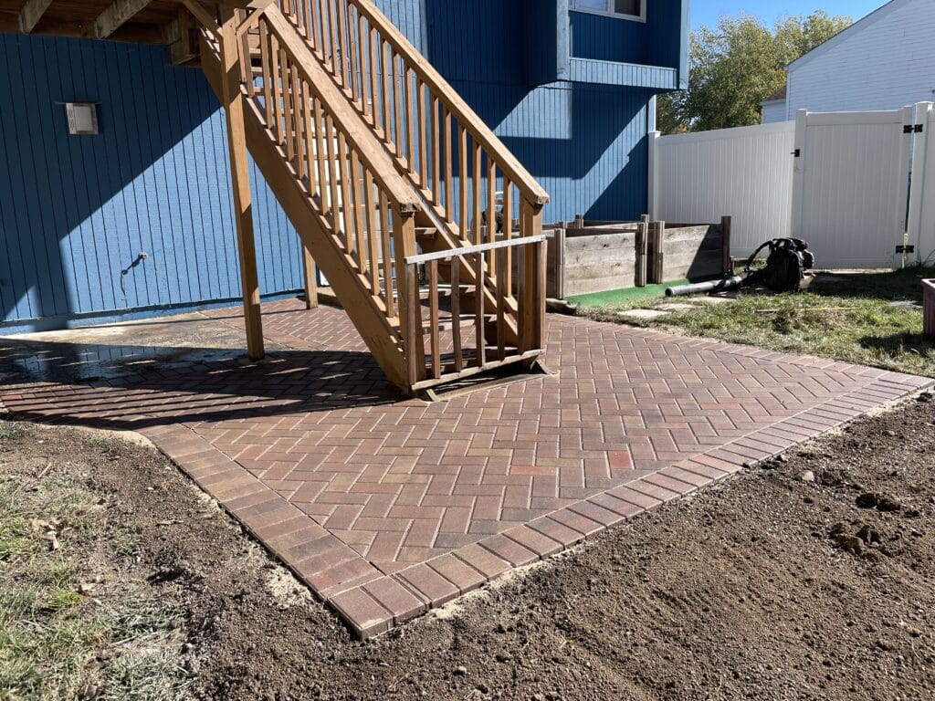 paver patio installation des moines