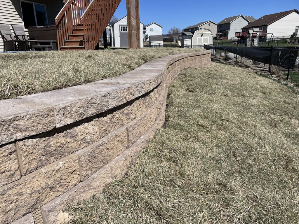 Suburban Retaining Wall in Norwalk