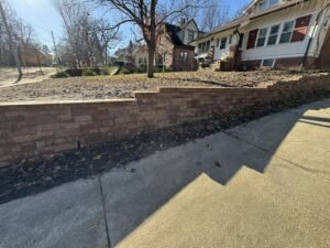 beaverdale new retaining wall - 3